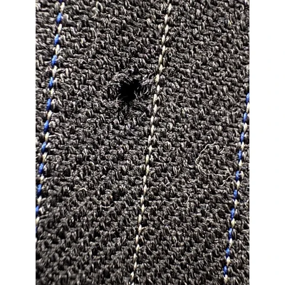 Lauren Ralph Lauren Charcoal Pinstripe Wool Blazer Mens Please Read Description